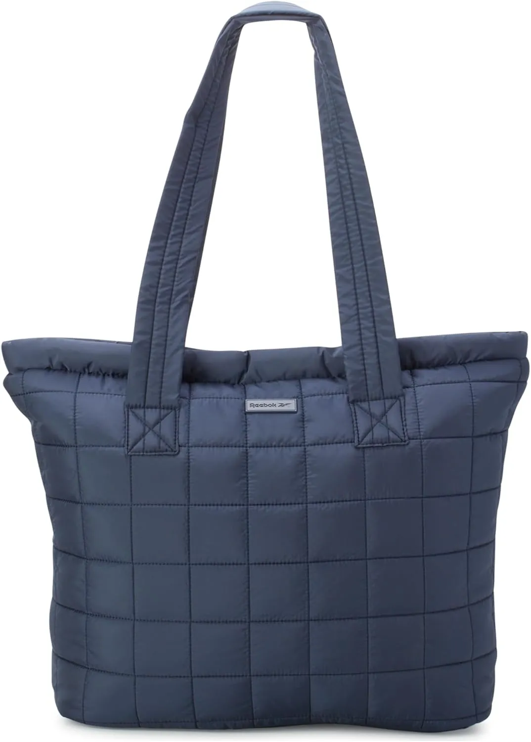 Reebok Women's Puffer Tote Bag - Lightweight Quilted Carry-All Tote Bag for Women - Casual Womens Puffy Shoulder Bags