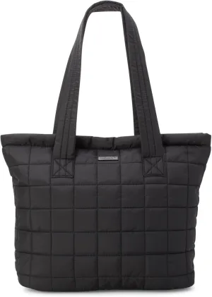 Reebok Women's Puffer Tote Bag - Lightweight Quilted Carry-All Tote Bag for Women - Casual Womens Puffy Shoulder Bags