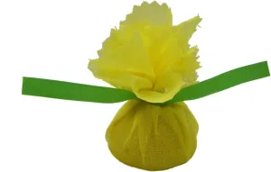 Regency Wraps Lemon Wraps Lemon Covers, Yellow with Green Ribbon, 500 Count Wedge Bags, For Seed-Free Squeezing Over Seafood, Works for Lemon Halves or Wedges