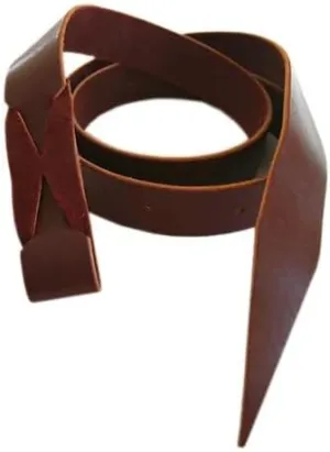Regular Leather Western Horse Saddle Latigo Off Billet Tie Strap Set Pair Latigo Saddle Cinch Tie Strap - Saddle Strap - Accessory Cinch Western Saddle Cinch tie with Holes Latigo Leather Strap, LTG13