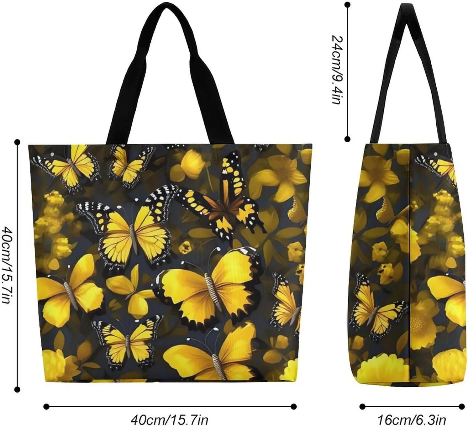 Reusable Shopping Bags World Map Pattern Grocery Bag Foldable Washable Tote Bag