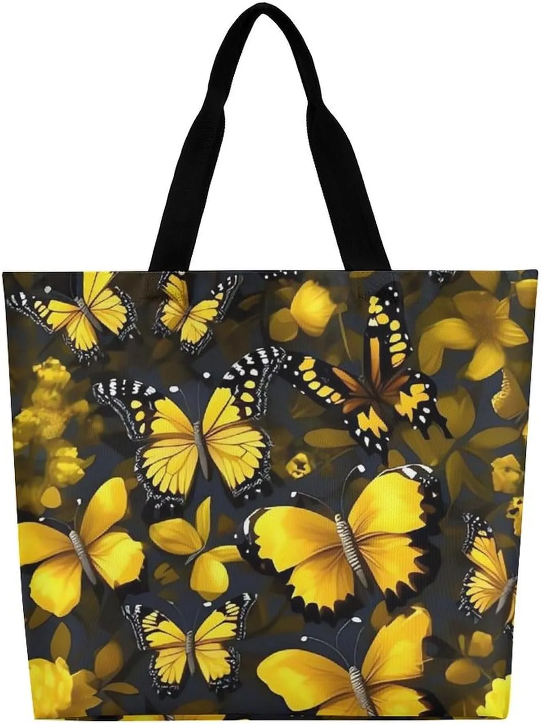 Reusable Shopping Bags World Map Pattern Grocery Bag Foldable Washable Tote Bag