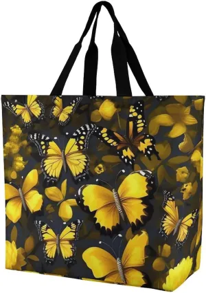 Reusable Shopping Bags World Map Pattern Grocery Bag Foldable Washable Tote Bag