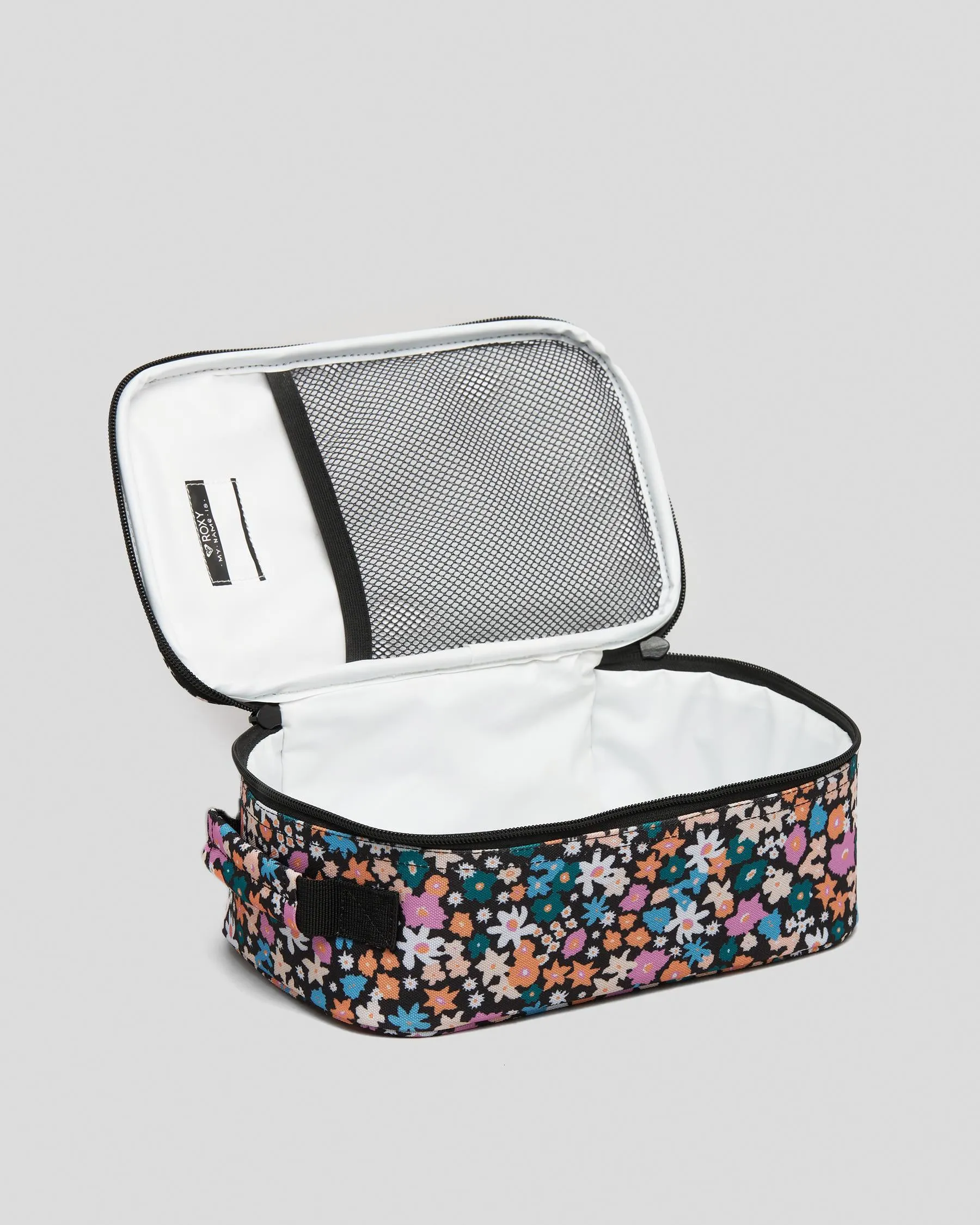 Roxy RG Groovy Life Lunch Box - Anthracite Flower Power