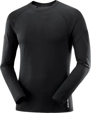 Salomon Men’s Cross Run T-Shirt, Quick-Drying Long Sleeve Workout Shirt for Road Running