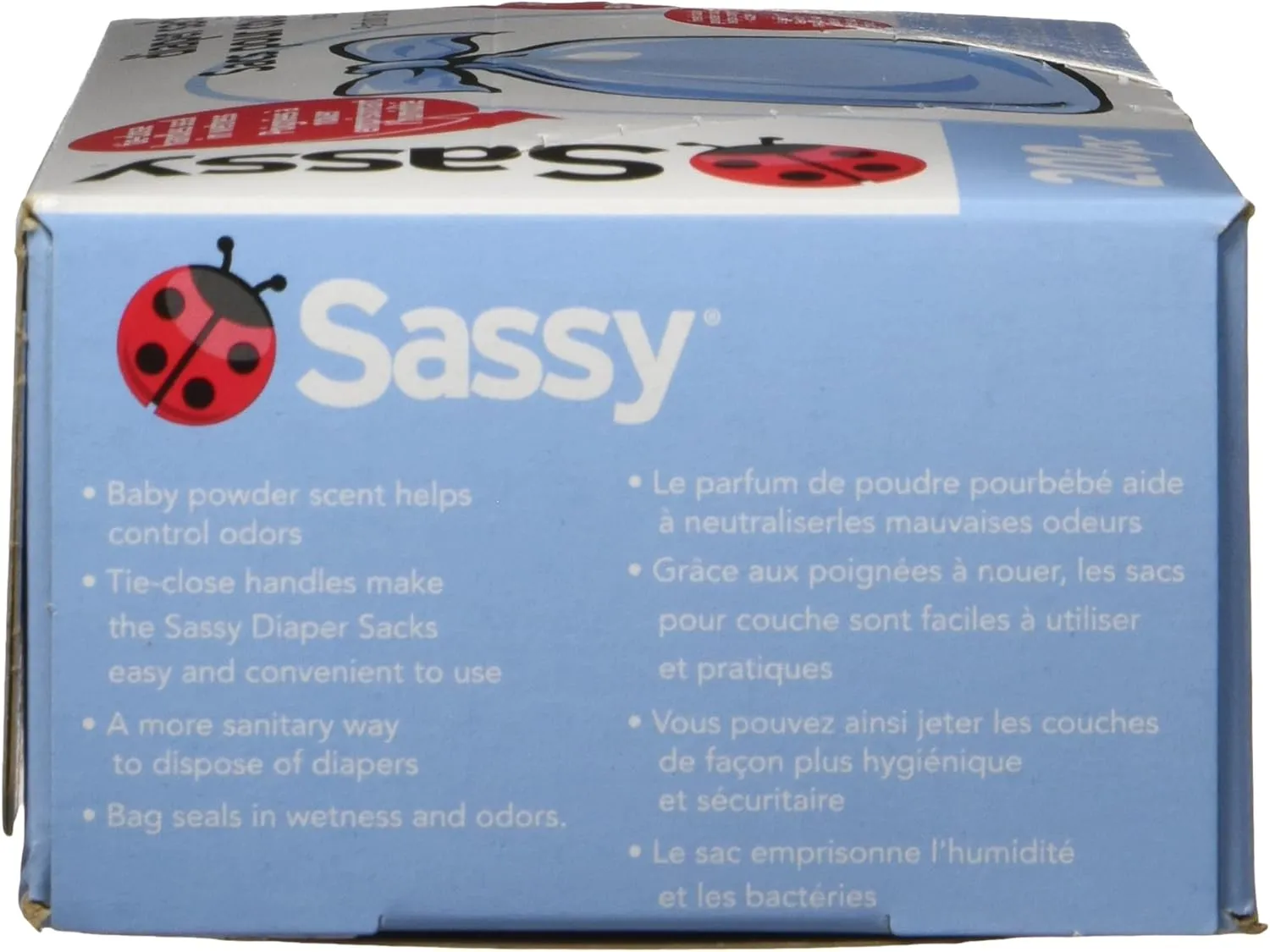 Sassy Baby Disposable Diaper Sacks, 200 Count, Packaging may vary