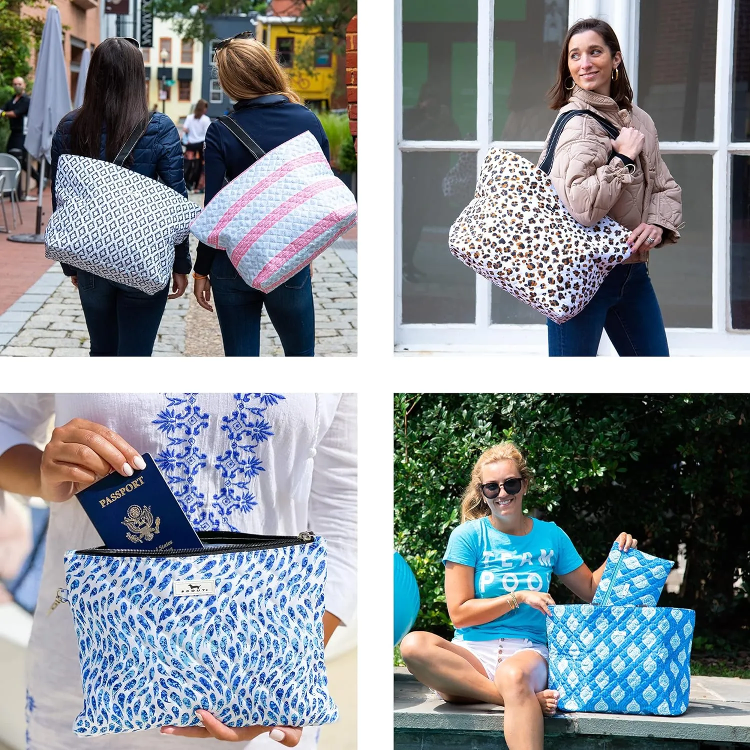 SCOUT Plus 1 Foldable Travel Bag, 2 Bags in 1, Tote Folds into Zipper Pouch