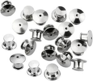 Secure Metal Pin Clasp Lock 30pcs Tie Clips Collar Pins Locking Mechanism for Ties Clothing Hats Bags Scarves