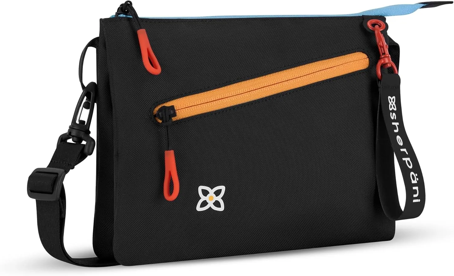 Sherpani Zoom, Small Crossbody Purse, Nylon Crossbody Bag, Lightweight Cross Body Bag, Sleek Dual Pouch, Purses for Women
