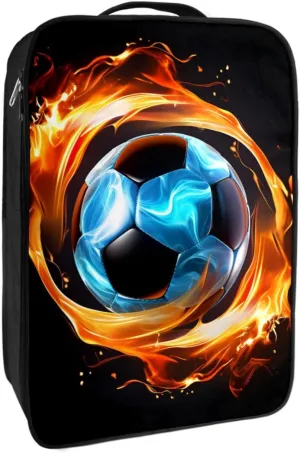 Shoe Bags for Travel,Travel Shoe Bags for Packing,Shoe Travel Bag,Flaming Football