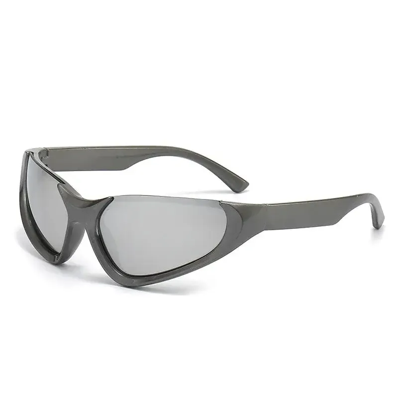 Silver Glasses Y2K