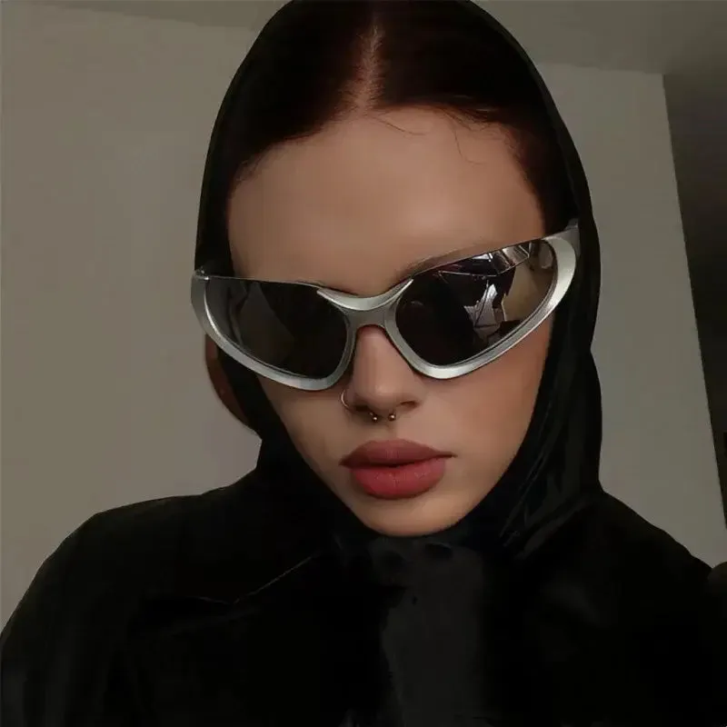 Silver Glasses Y2K