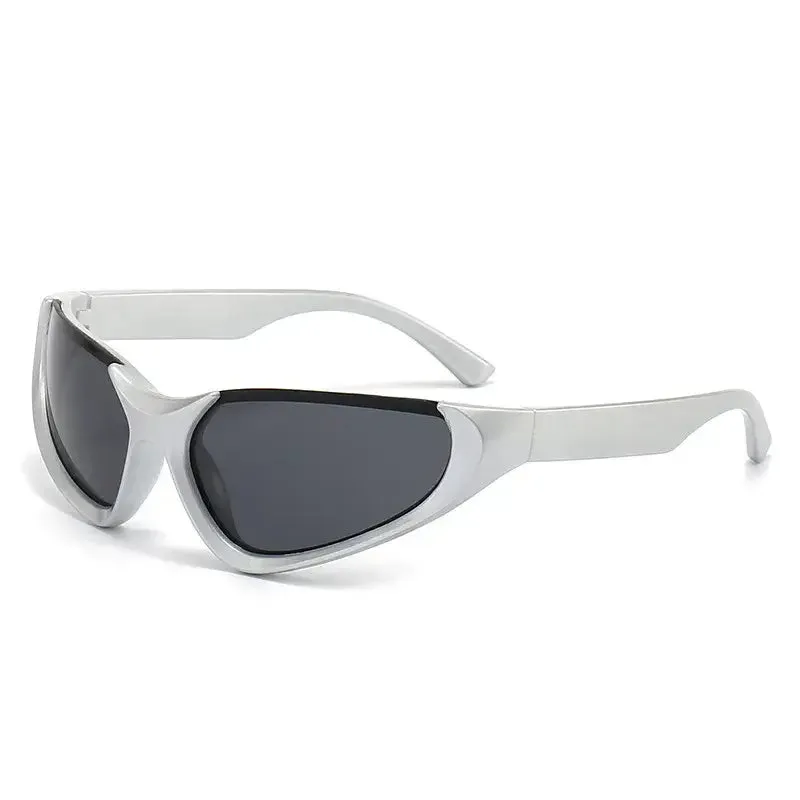 Silver Glasses Y2K