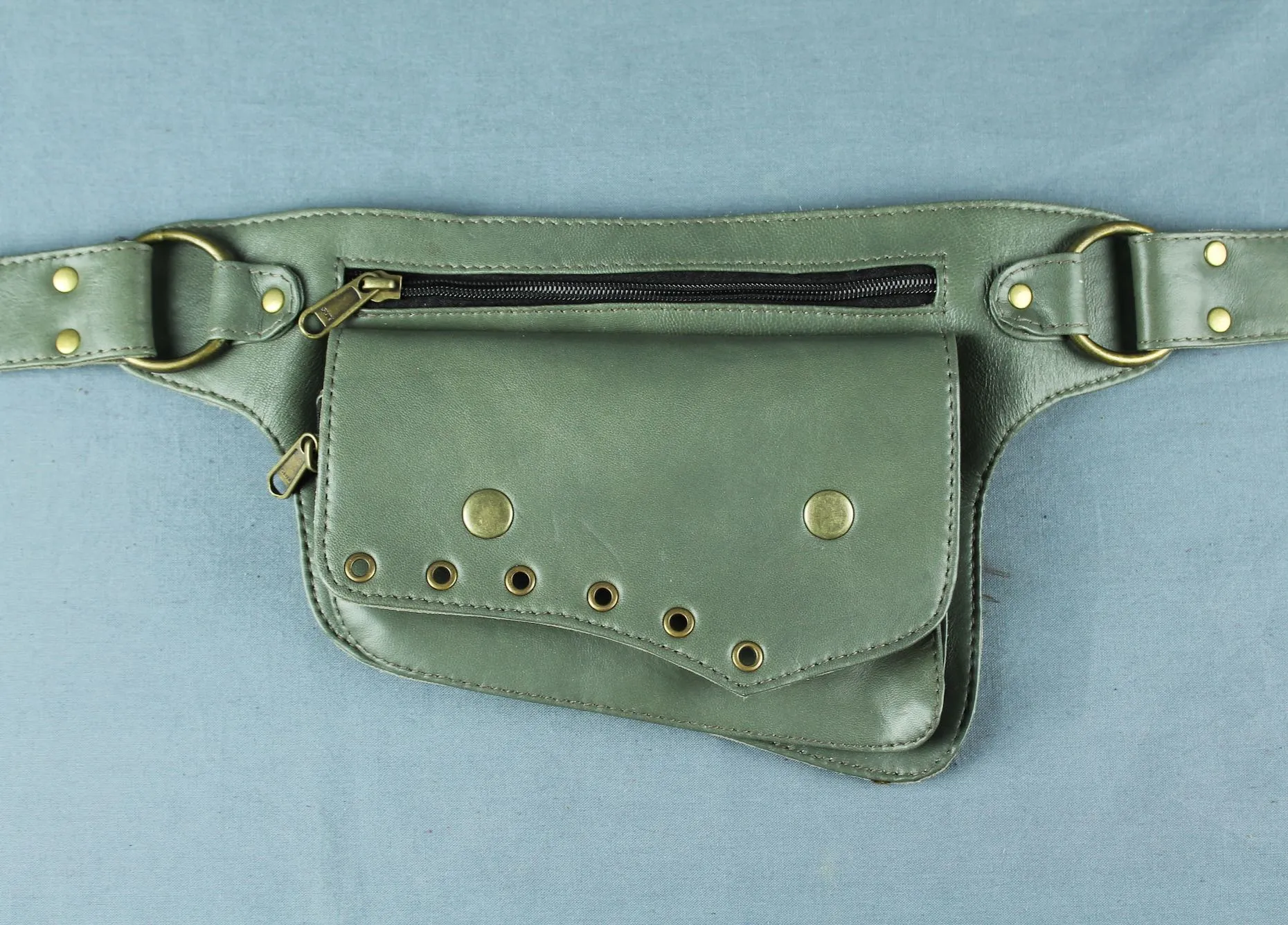 Single Pocket Stud Belt Bag