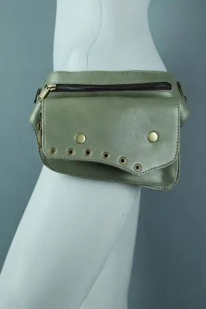 Single Pocket Stud Belt Bag