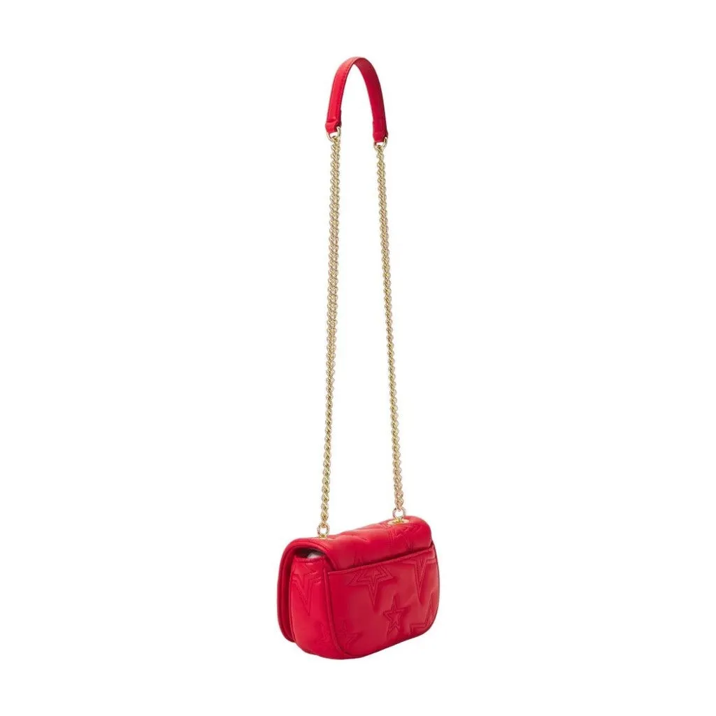 Sleek Logo Embellished Crossbody Bag