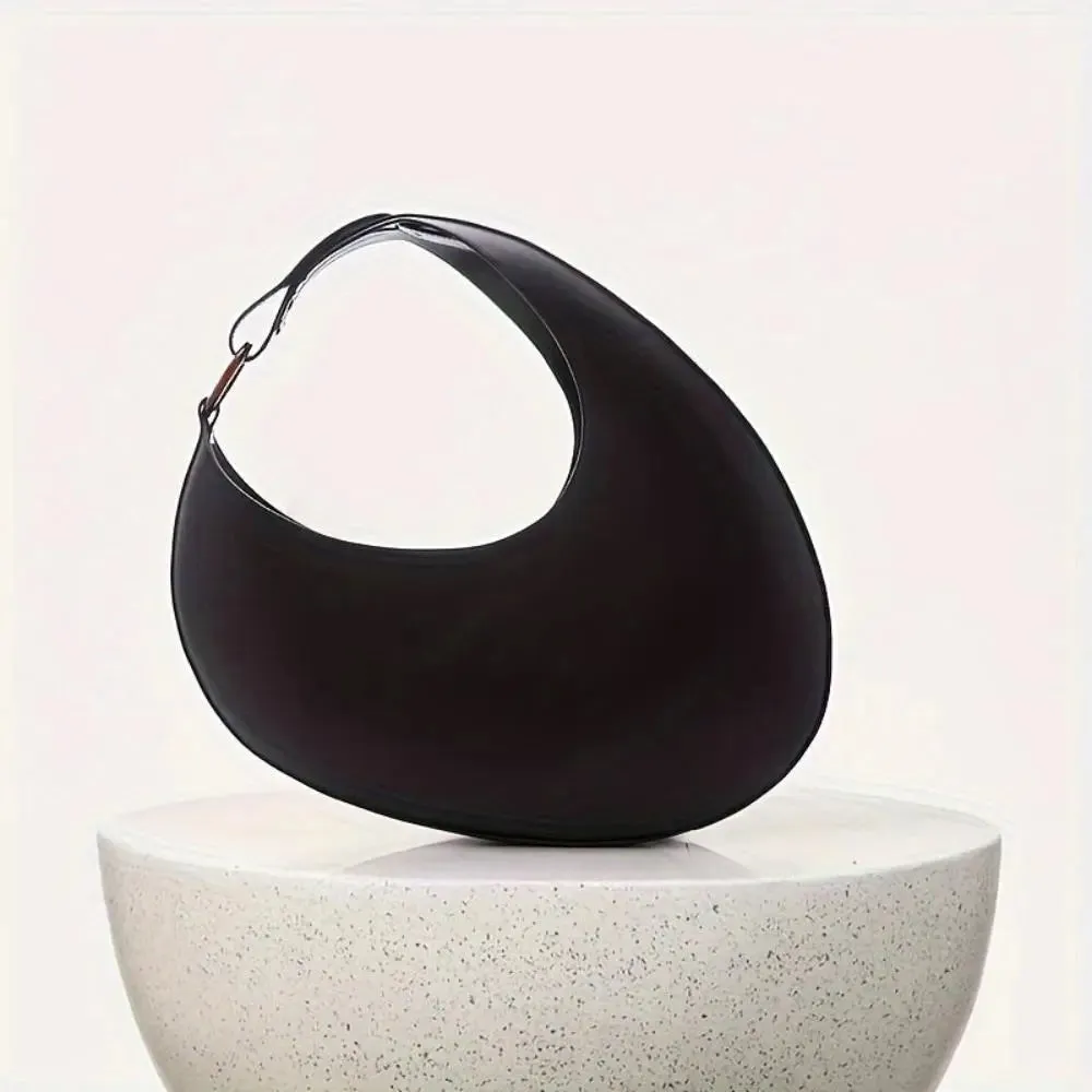 Sleek Solid Color Hobo Bag - Claire’s Modern Minimalist