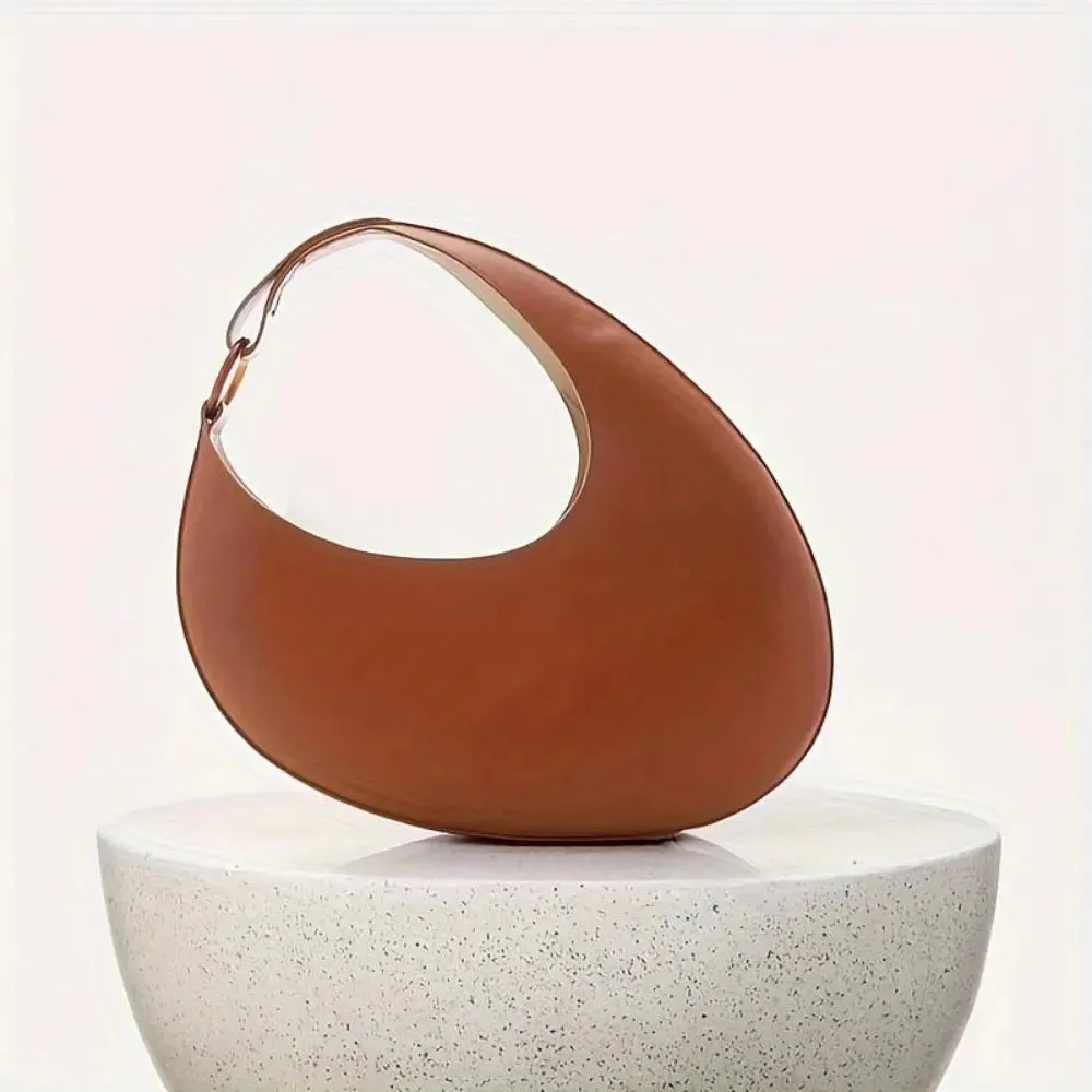 Sleek Solid Color Hobo Bag - Claire’s Modern Minimalist