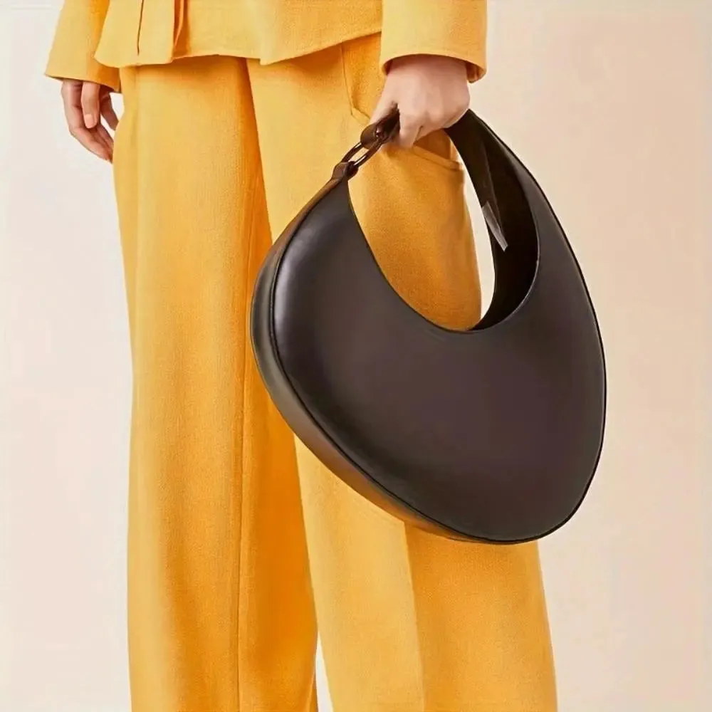 Sleek Solid Color Hobo Bag - Claire’s Modern Minimalist