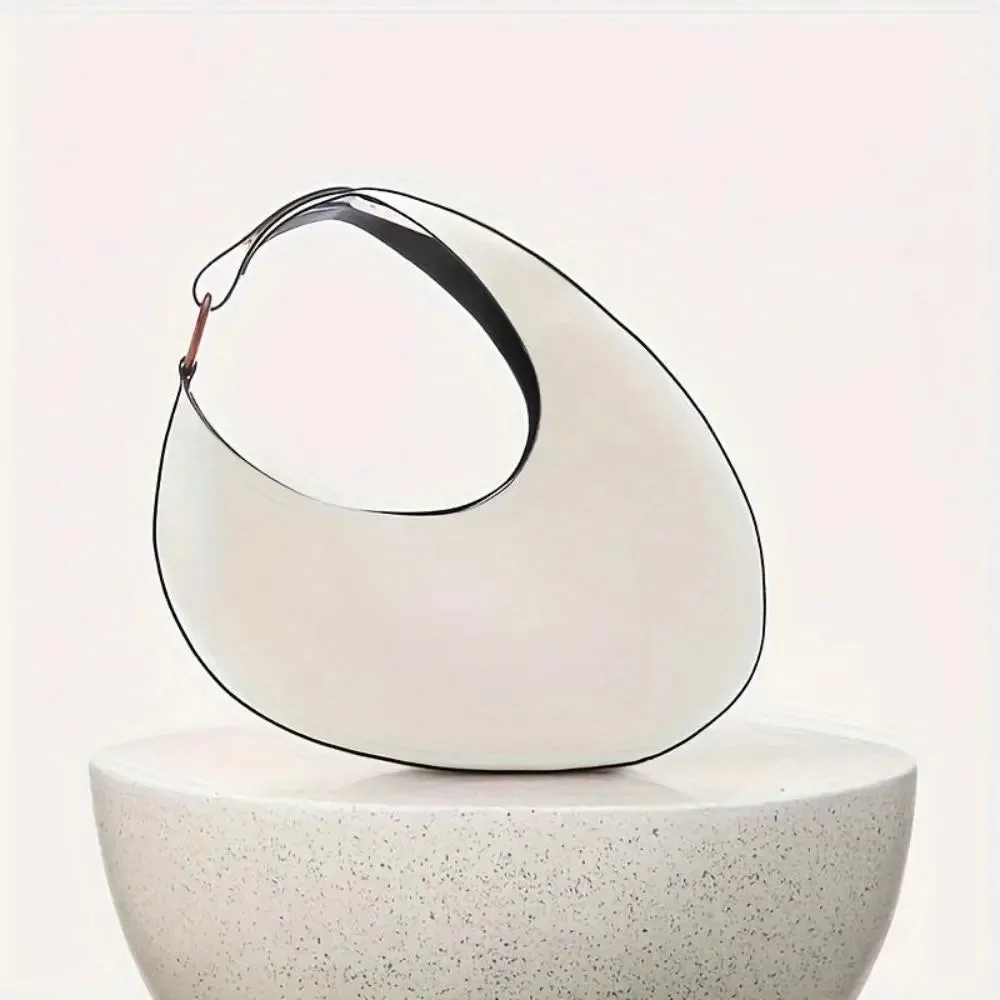 Sleek Solid Color Hobo Bag - Claire’s Modern Minimalist