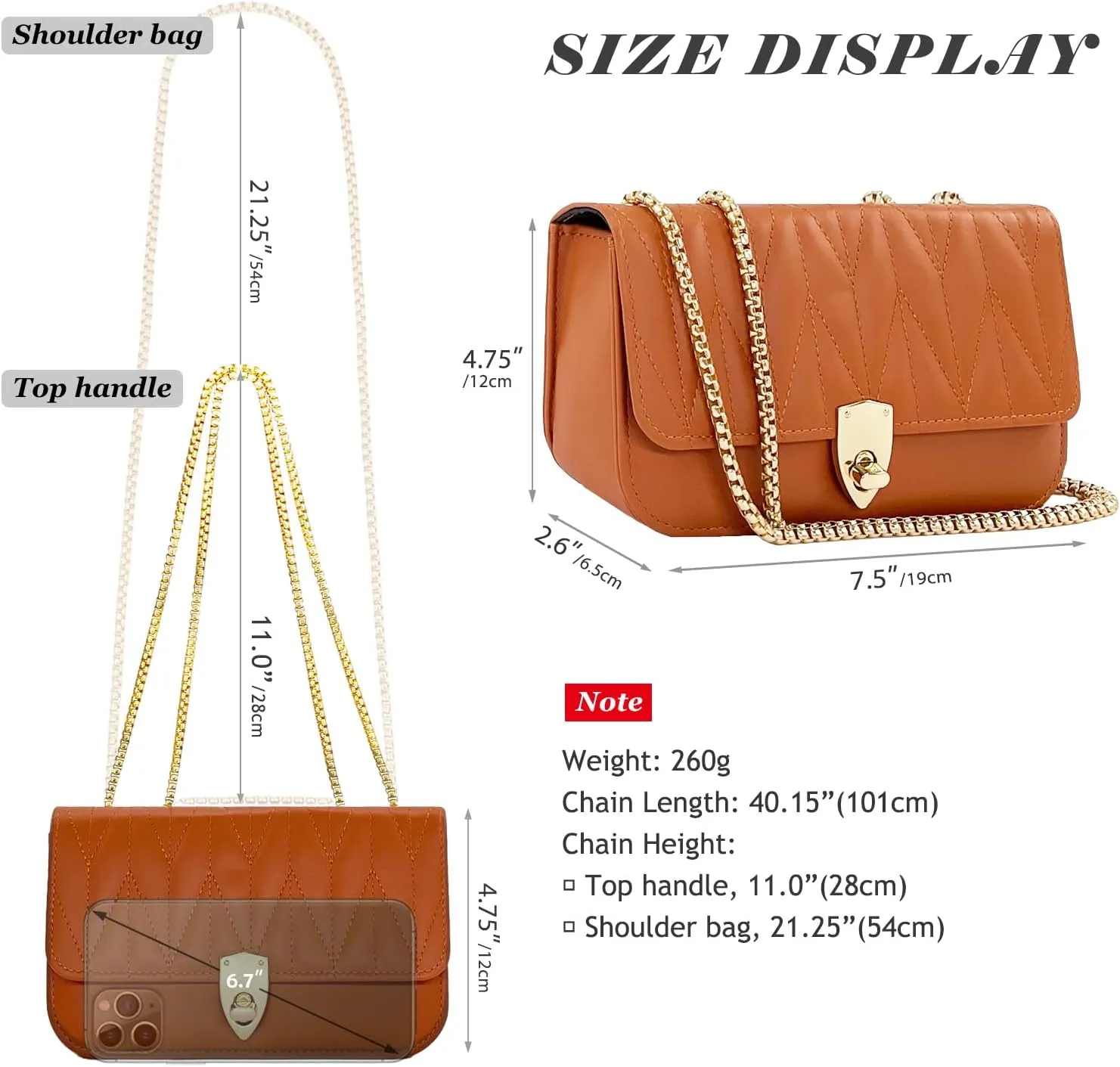 Small Shoulder Bags for Women with Chain Strap,Mini Quilted Embroidery Purses for Women