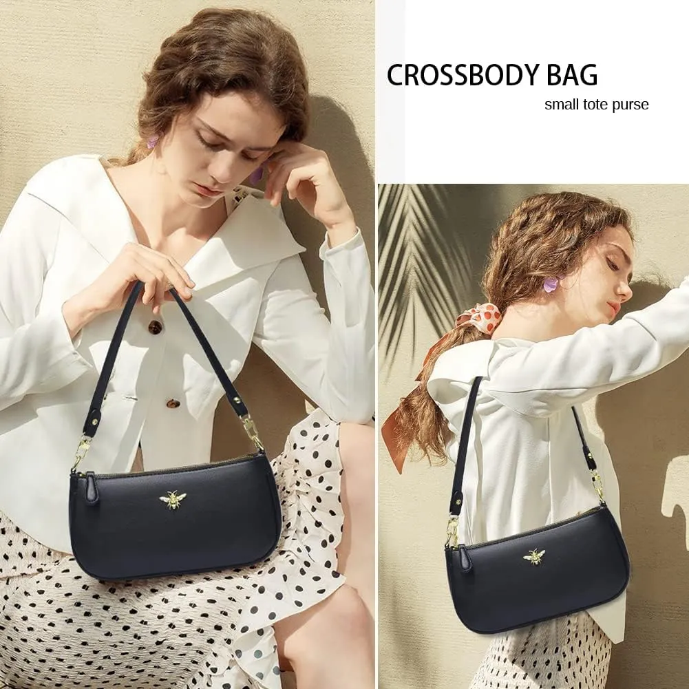 Small Tote Shoulder Bags Purses for Women Retro Classic Crossbody Bags Cute Clutch Purse and Handbag