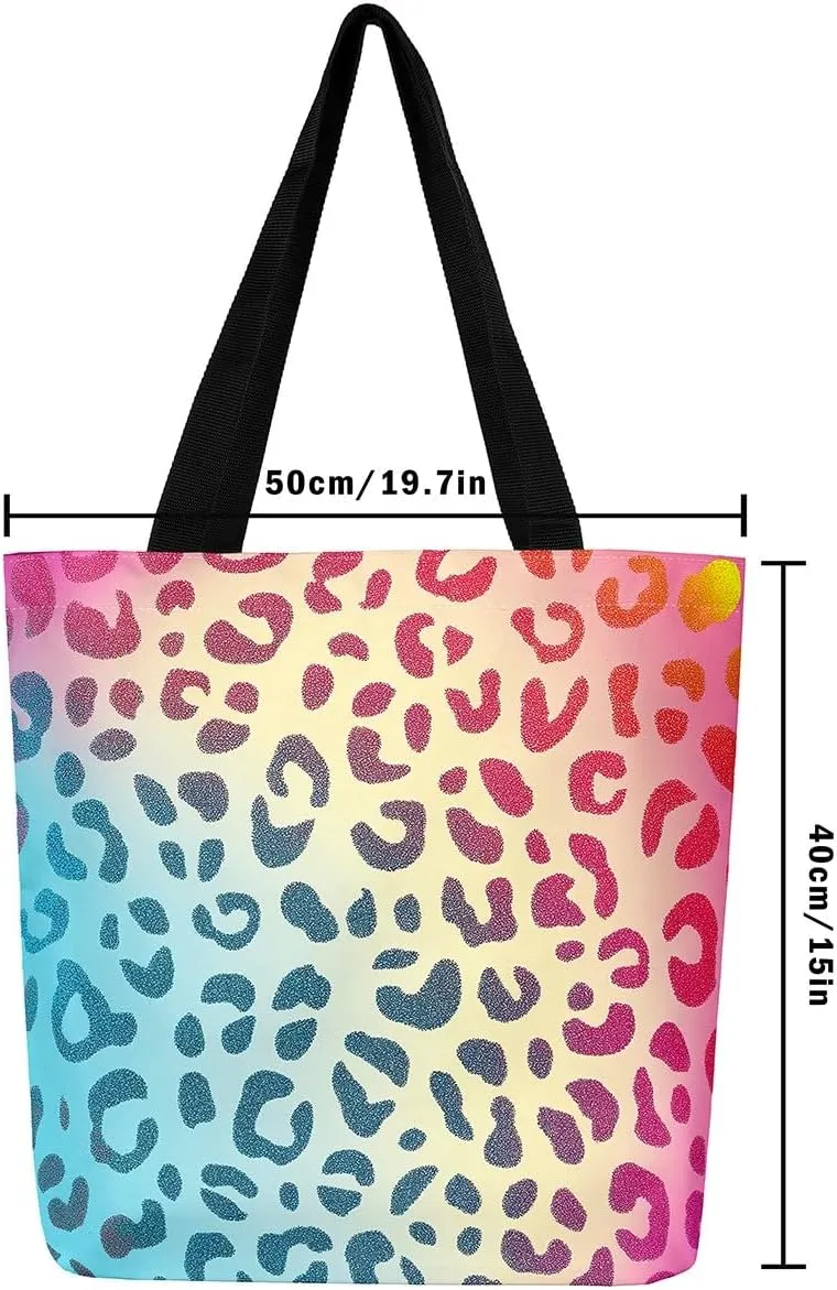 Snake Canvas Tote Bag for Women,Wild Animal The Tote Bag,Little Dragon Snake Hide Reusable Cloth Cotton Bags