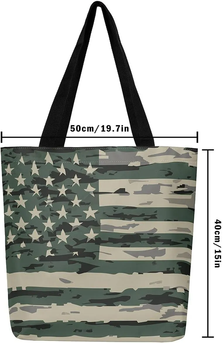 Snake Canvas Tote Bag S-Shaped Little Dragon Foldable Beach Bag,Green Snake Hide Handbag for Women