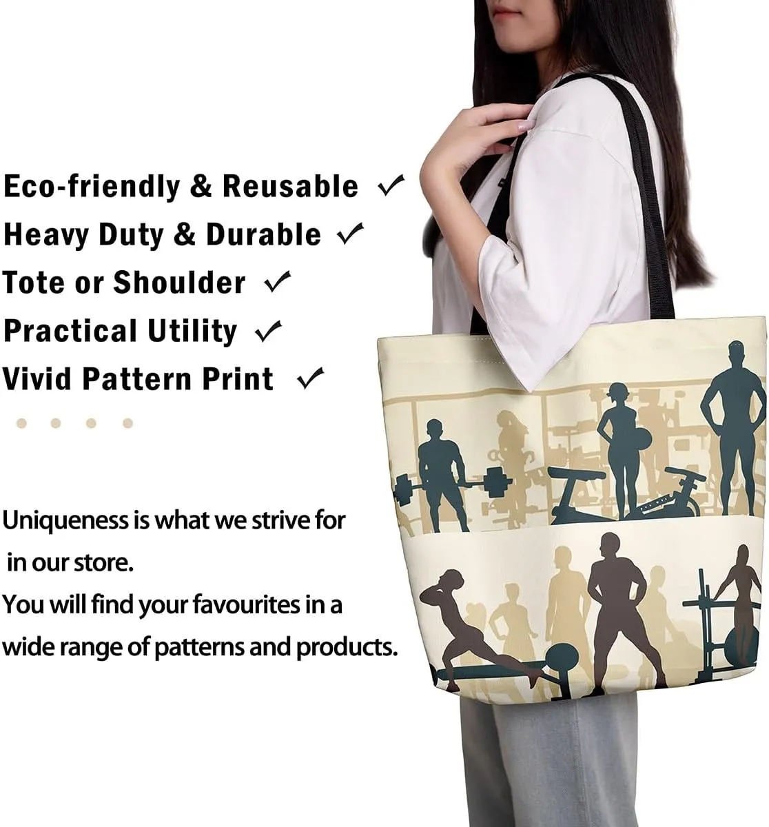 Snake Canvas Tote Bag S-Shaped Little Dragon Foldable Beach Bag,Green Snake Hide Handbag for Women