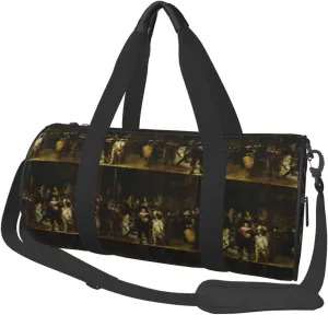 Spotrs Gym Bag The Night Watch Rembrandt Workout Travel Bag Duffle Bag Weekender Bags For Women Men