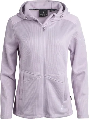 Spyder Women's Fleece Jacket - Lightweight Polar Fleece Lined, Wind-Resistant Hooded Zip Up Active Sweater Jacket (S-XL)