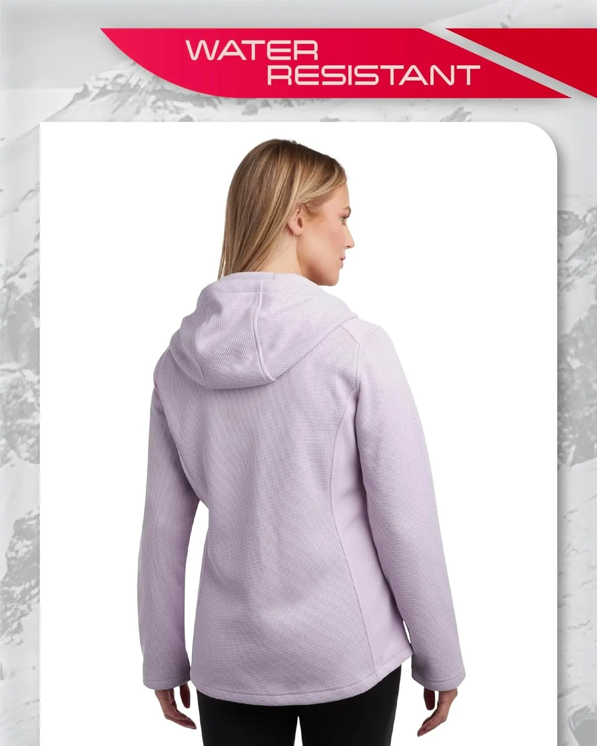 Spyder Women's Fleece Jacket - Lightweight Polar Fleece Lined, Wind-Resistant Hooded Zip Up Active Sweater Jacket (S-XL)