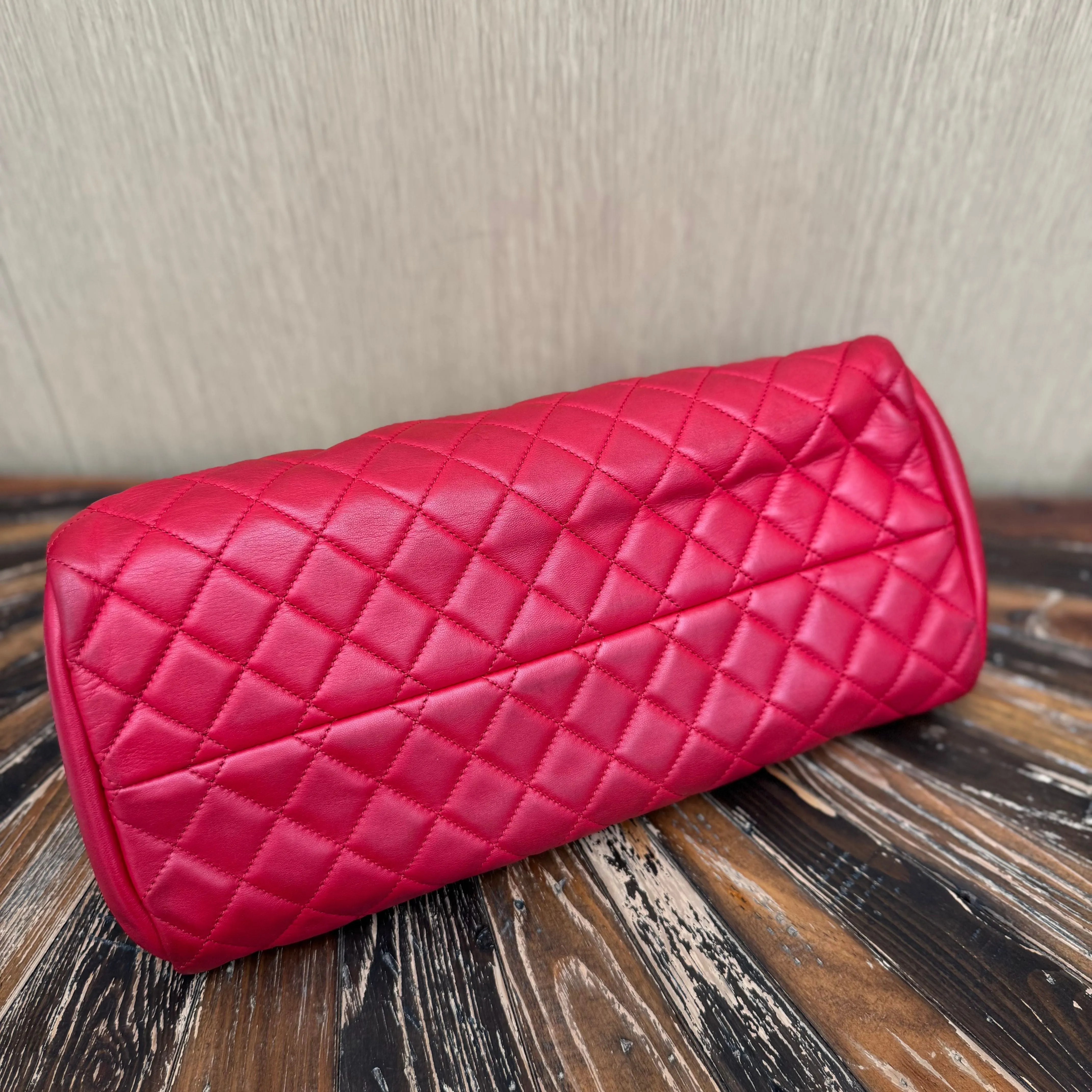 Stock-clearance Chanel Just Mademoiselle - Handbags Shoulder Red Resilient Bags, Medium