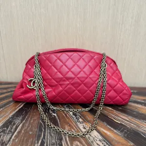 Stock-clearance Chanel Just Mademoiselle - Handbags Shoulder Red Resilient Bags, Medium