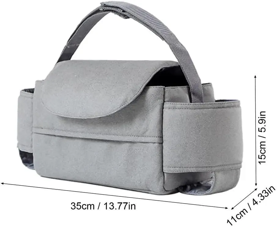 Stroller Organizing Bag Large Capacity Adjustable Straps Stroller Bags Nursing Products