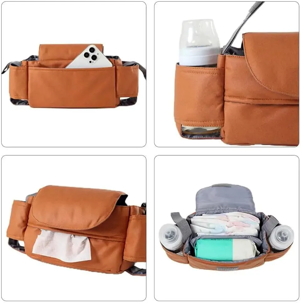 Stroller Organizing Bag Large Capacity Adjustable Straps Stroller Bags Nursing Products