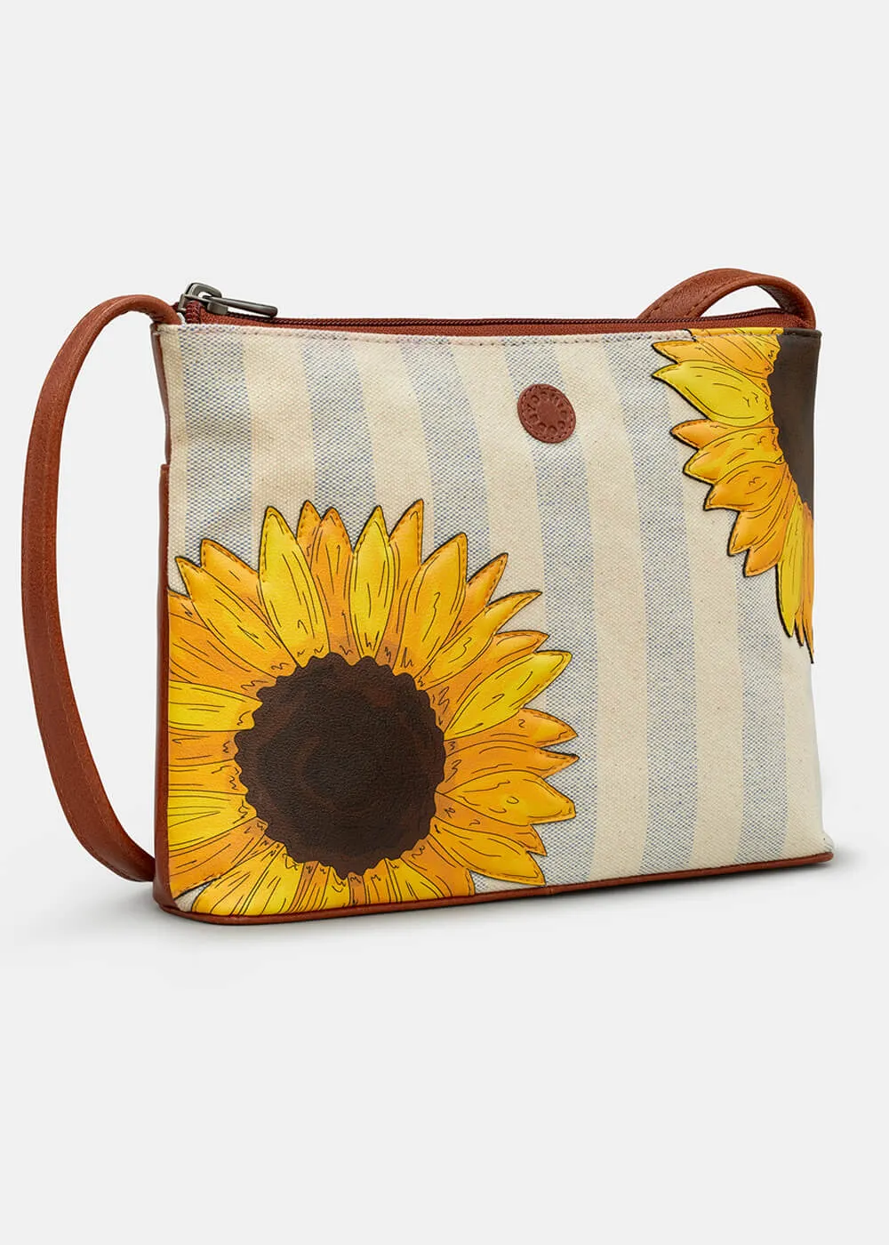 Succubus Bags Books Sunflowers Leren Tas Zwart