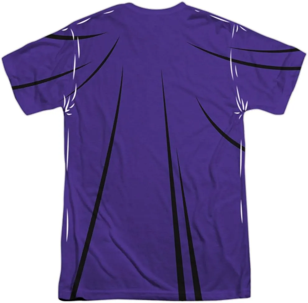 Teen Titans Go Uniforms Collection Unisex Adult Sublimated Halloween Costume T Shirt (Front/Back)