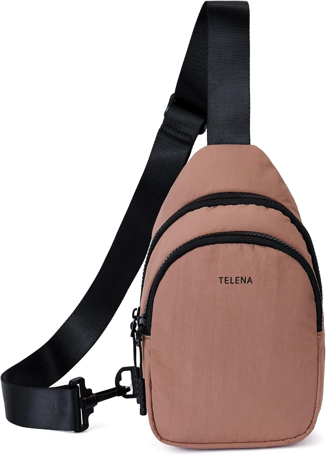 Telena Sling Bag for Women Crossbody Bags Fashion Fanny Pack Cross Body for Travel Hiking Cycling 0-Pink