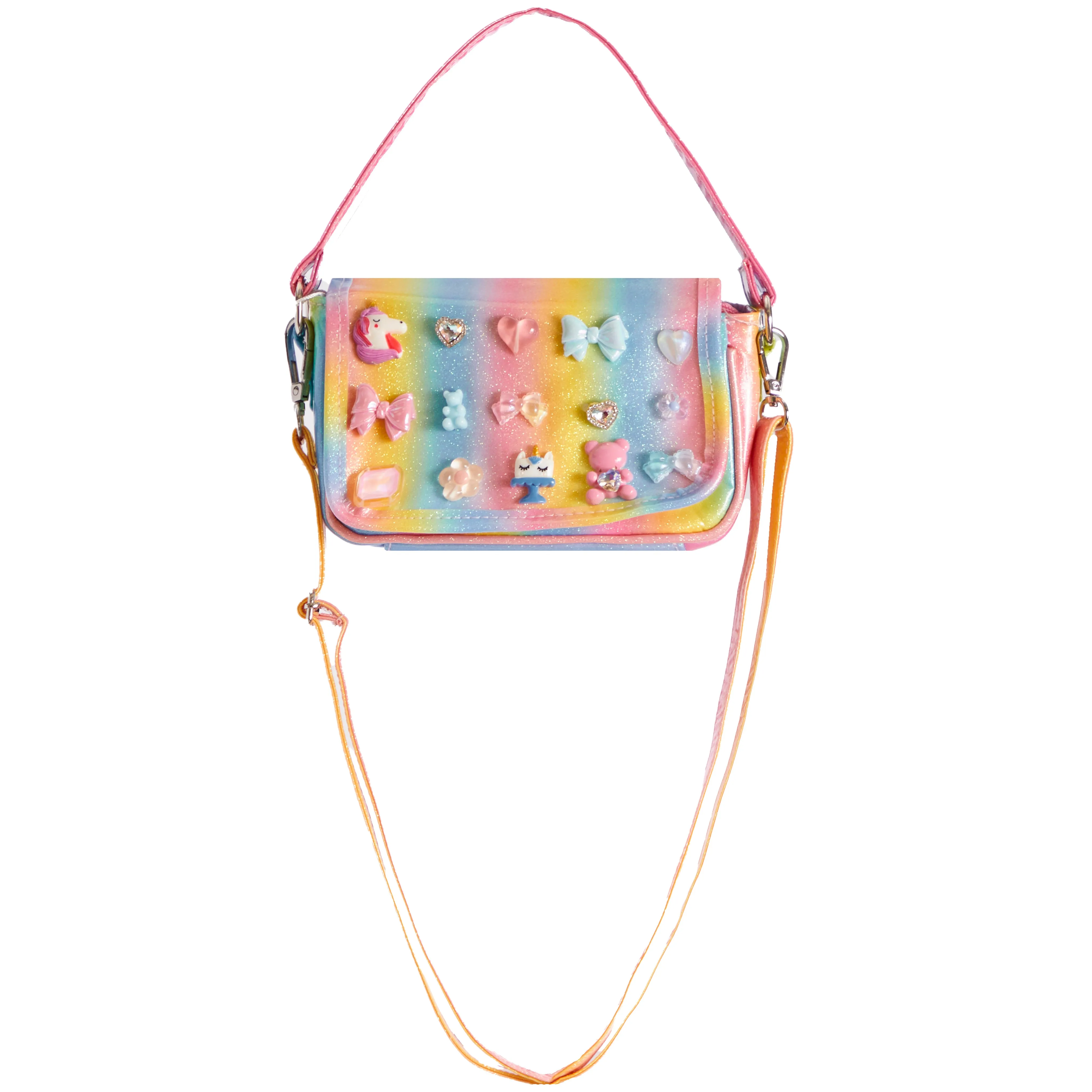 Tie Dye Charms Shoulder Bag