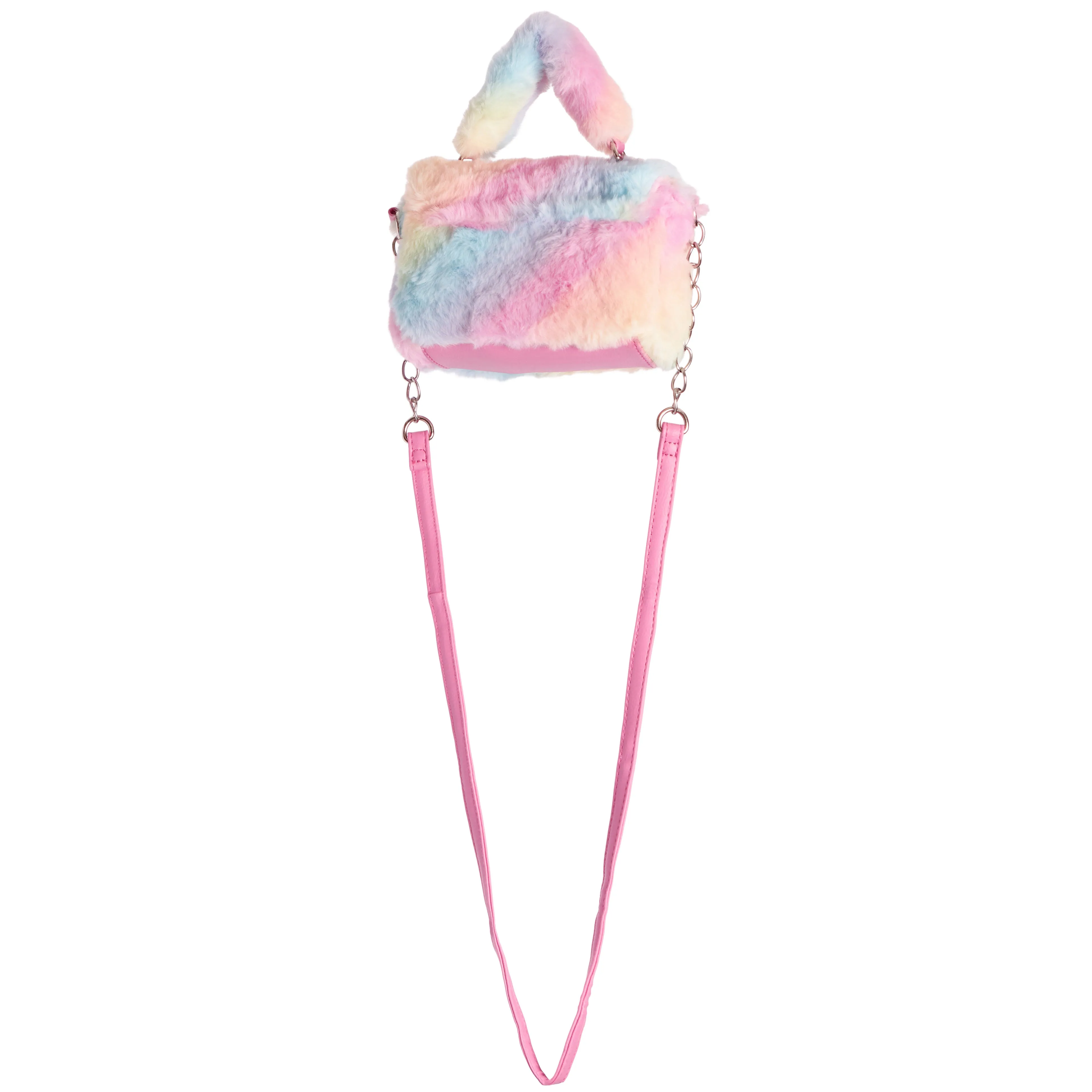 Tie Dye Faux Fur Crossbody