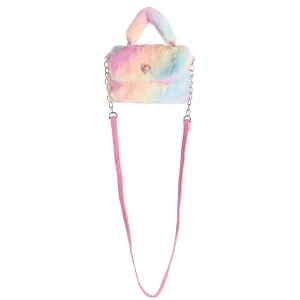 Tie Dye Faux Fur Crossbody