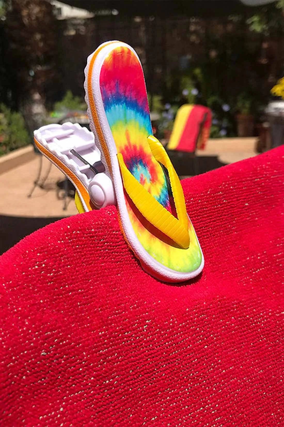 Tie Dye Flip Flops Boca Clip