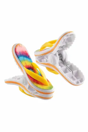 Tie Dye Flip Flops Boca Clip
