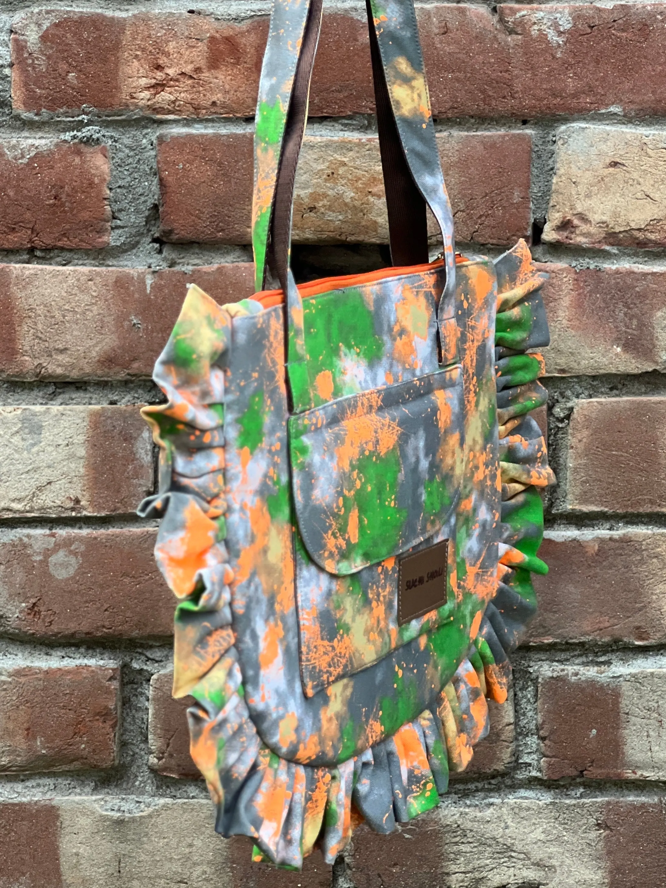 Tie Dye Multi Color  Farzana Tote Bag