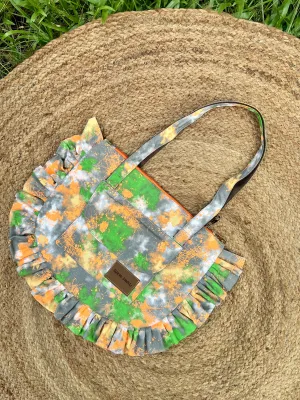 Tie Dye Multi Color  Farzana Tote Bag