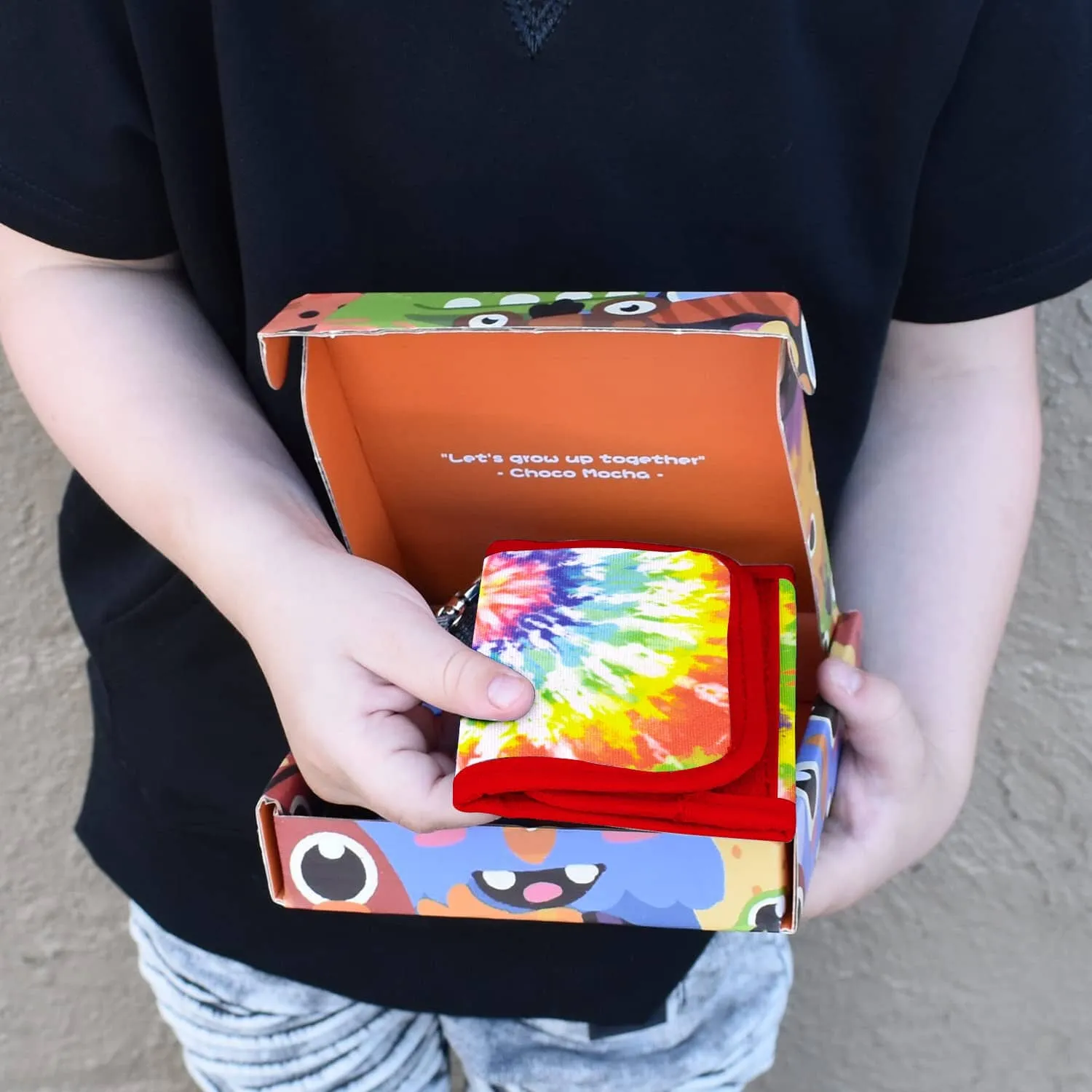 Tie Dye Multicolor Firework Wallet