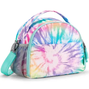 Tie Dye Swirl Rainbow Lunch Bag