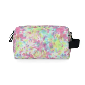 Tie Dye Toiletry Bag | Water-Resistant Makeup Organizer | Camping & College Essential | Durable Polyester Dopp Kit