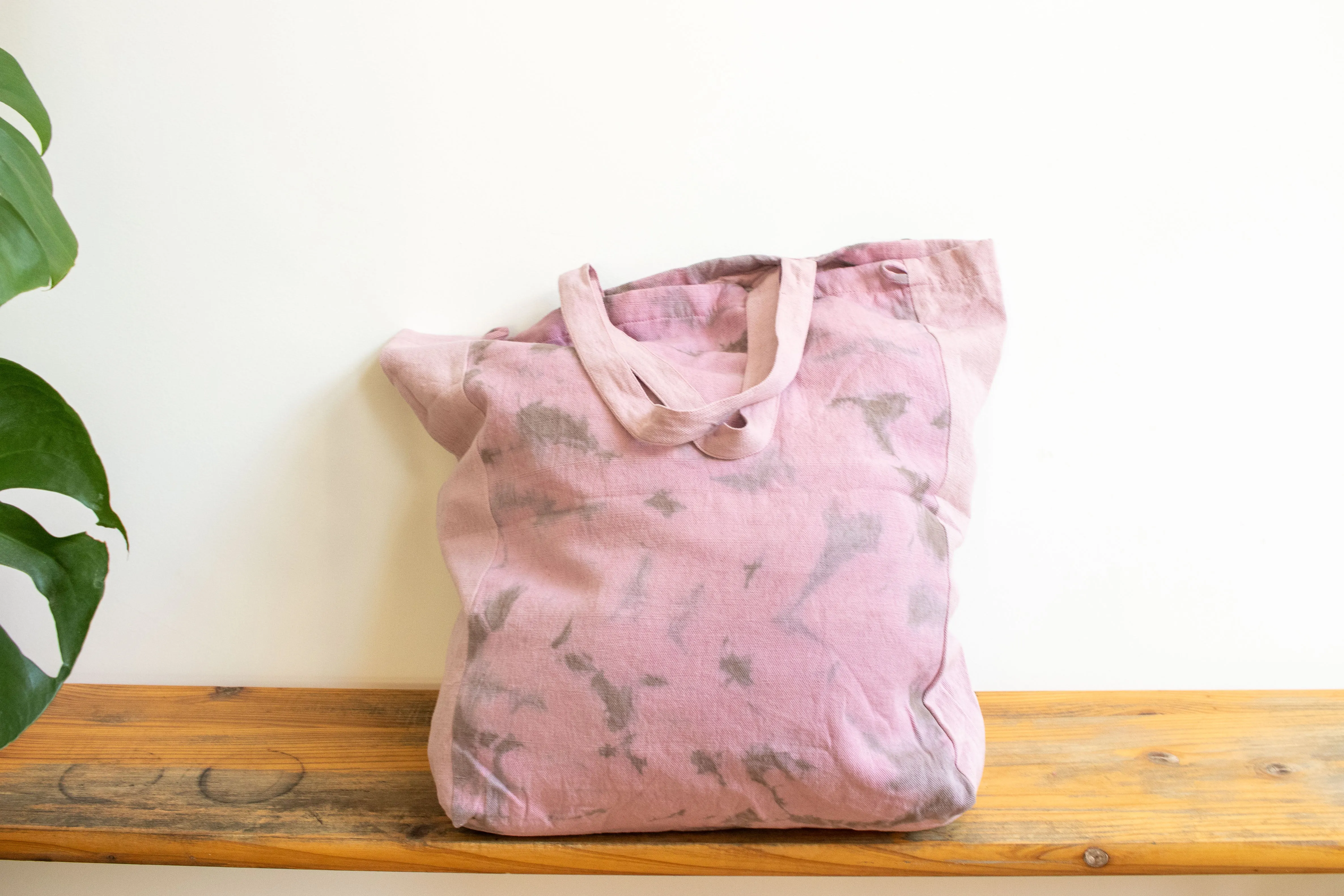 Tie Dye Tote Bag - Purple